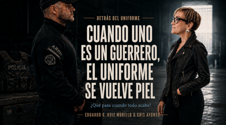 Eduardo G. Ruiz Murillo frente a Cris Afonso en una nave industrial